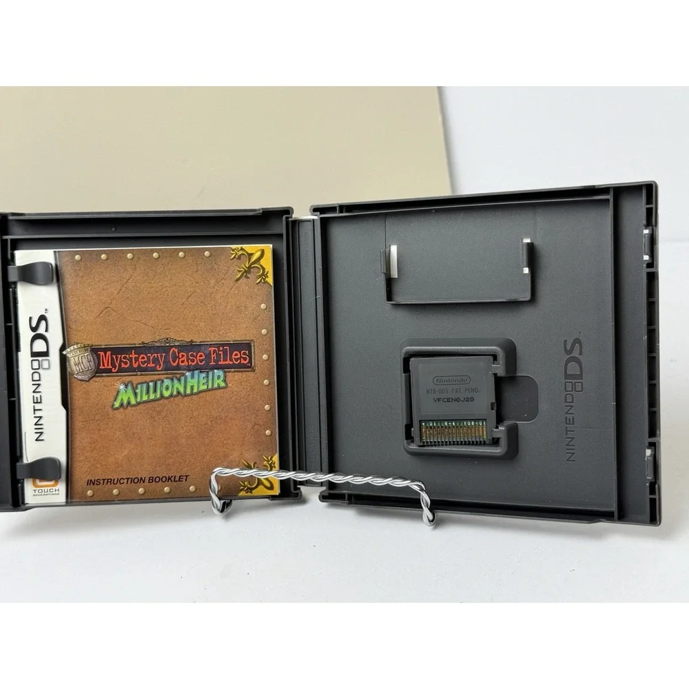 Nintendo DS Mystery Case Files MillionHeir - Complete in Box w/ Manual